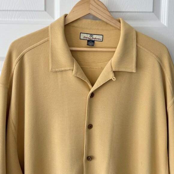 Tommy Bahama Weaved Short Sleeve Silk/Cotton Shirt! - Picture 2 of 16